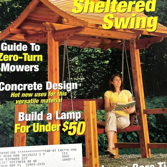 Handyman Woodworking Magazine Vol 13 Issue 69 No 2 Mar April 2005 u Sheltered Sw - Picture 3 of 10